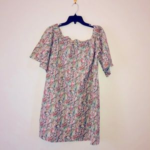 Off the shoulder baby doll dress